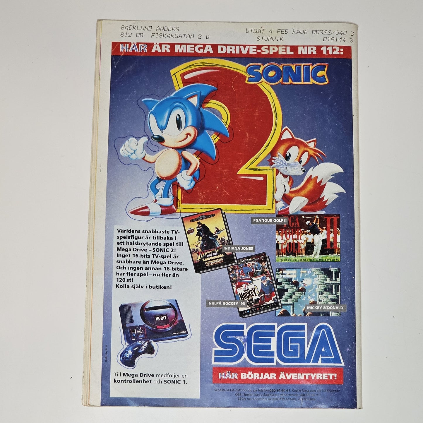 Kalle Anka & Co Nr 6 1993 #FR#