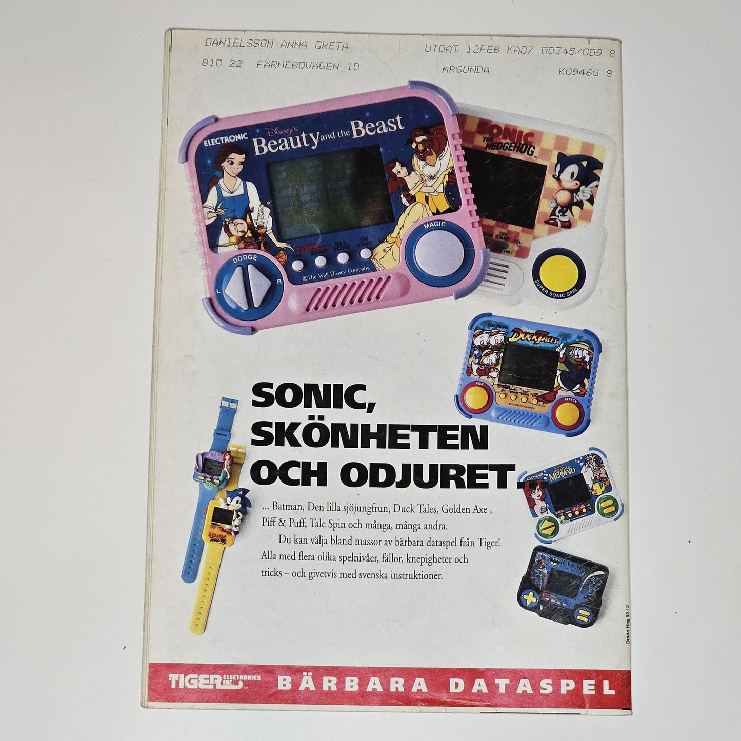 Kalle Anka & Co Nr 7 1993 #FN#