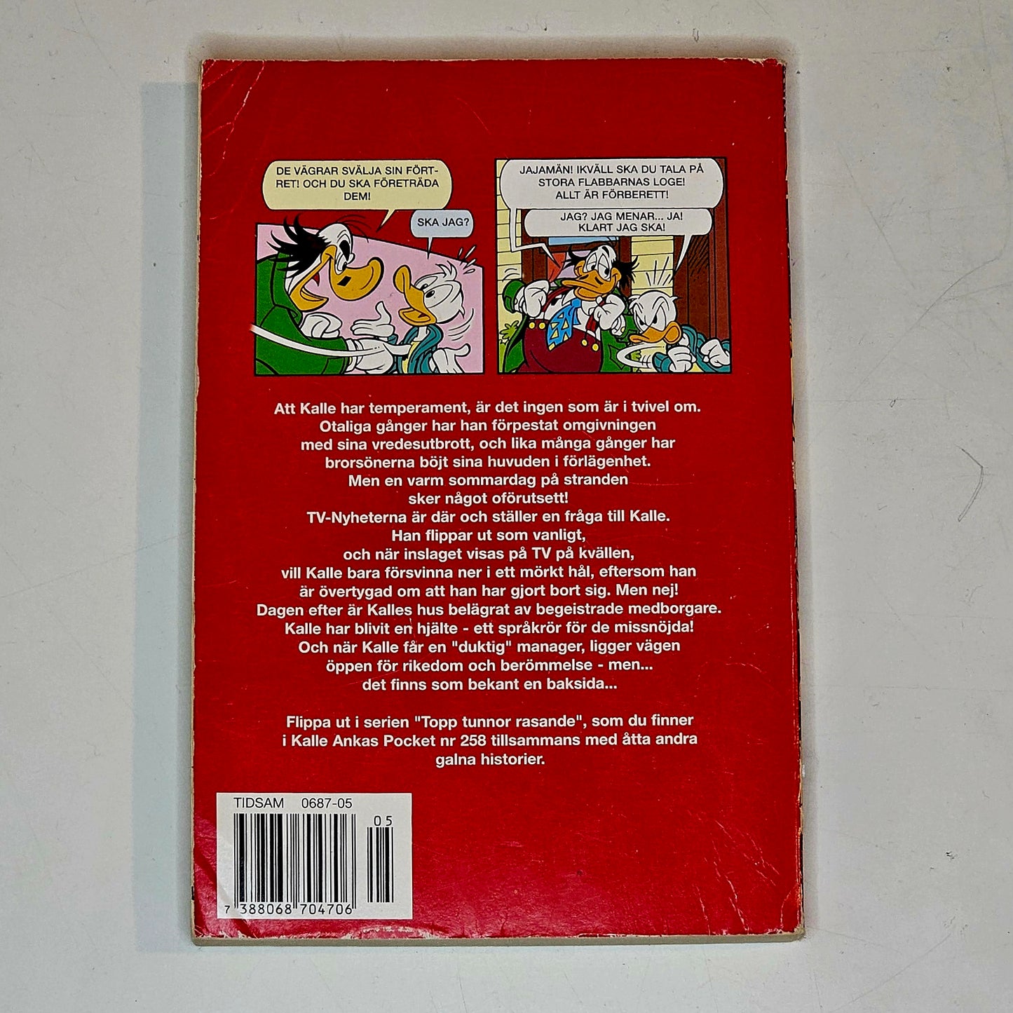 Kalle Ankas Pocket Nr 258 2001 #VG#