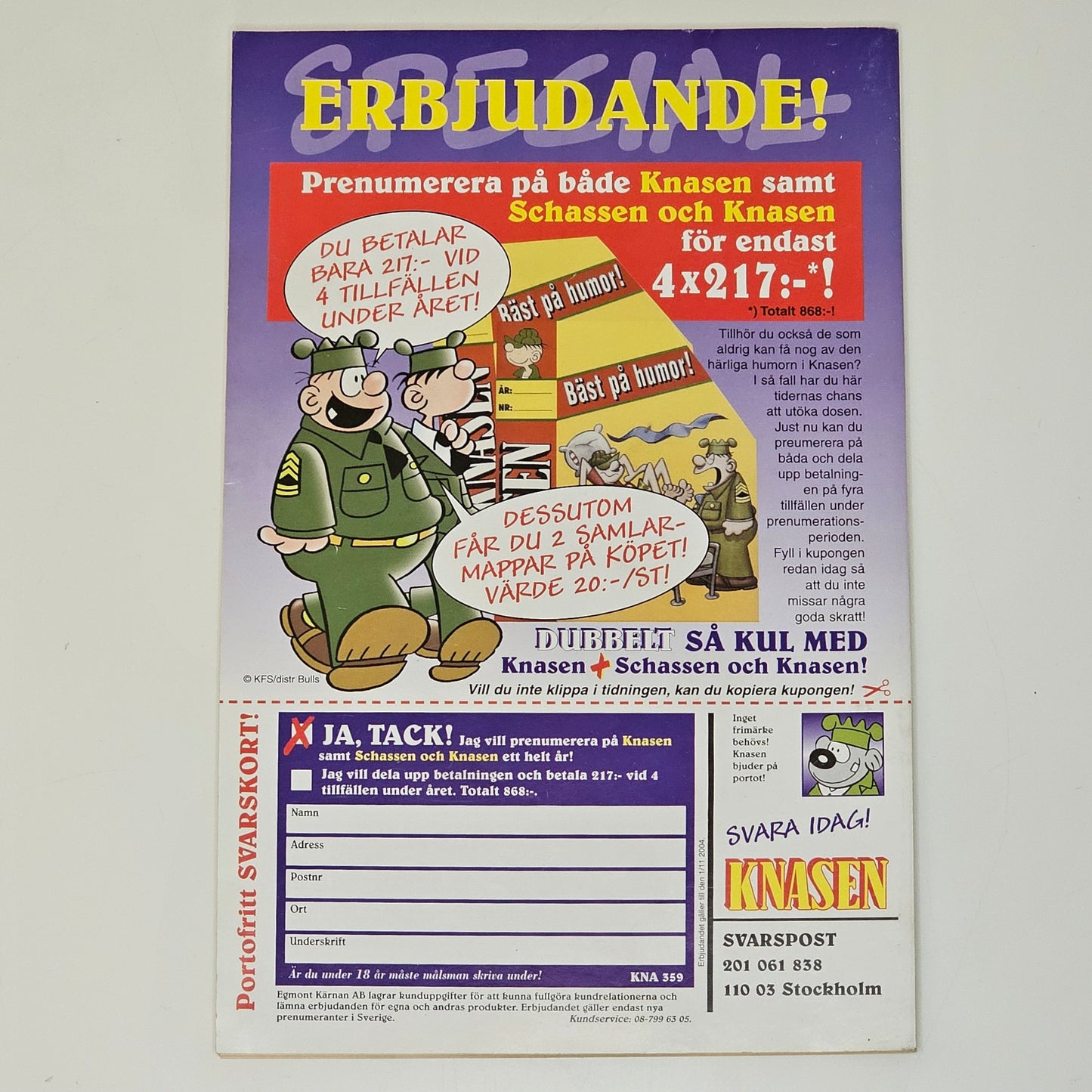 Schassen Och Knasen Nr 2 2005 #FN#