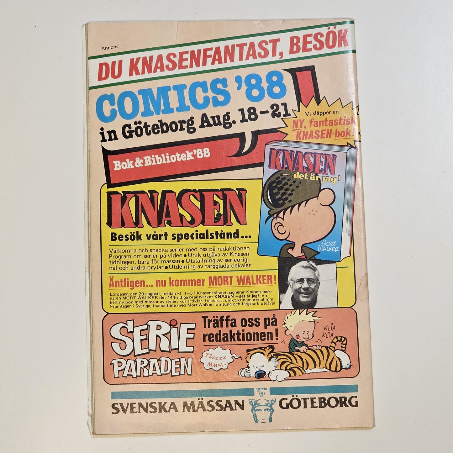 Knasen Nr 16 1988 #VG#