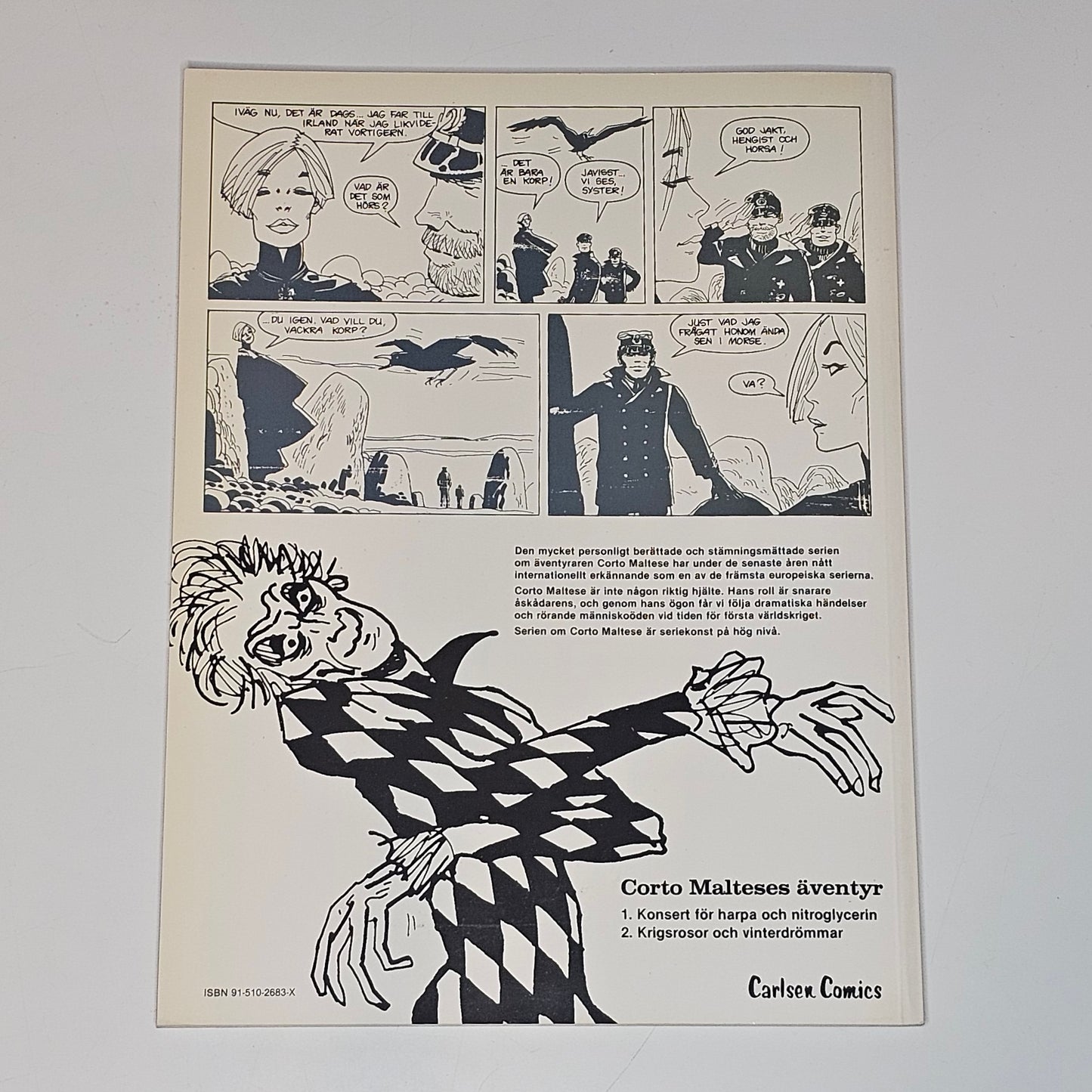 Corto Malteses Äventyr - Krigsrosor Och Vinterdrömmar 1981 #VF# **1:a Upplagan**