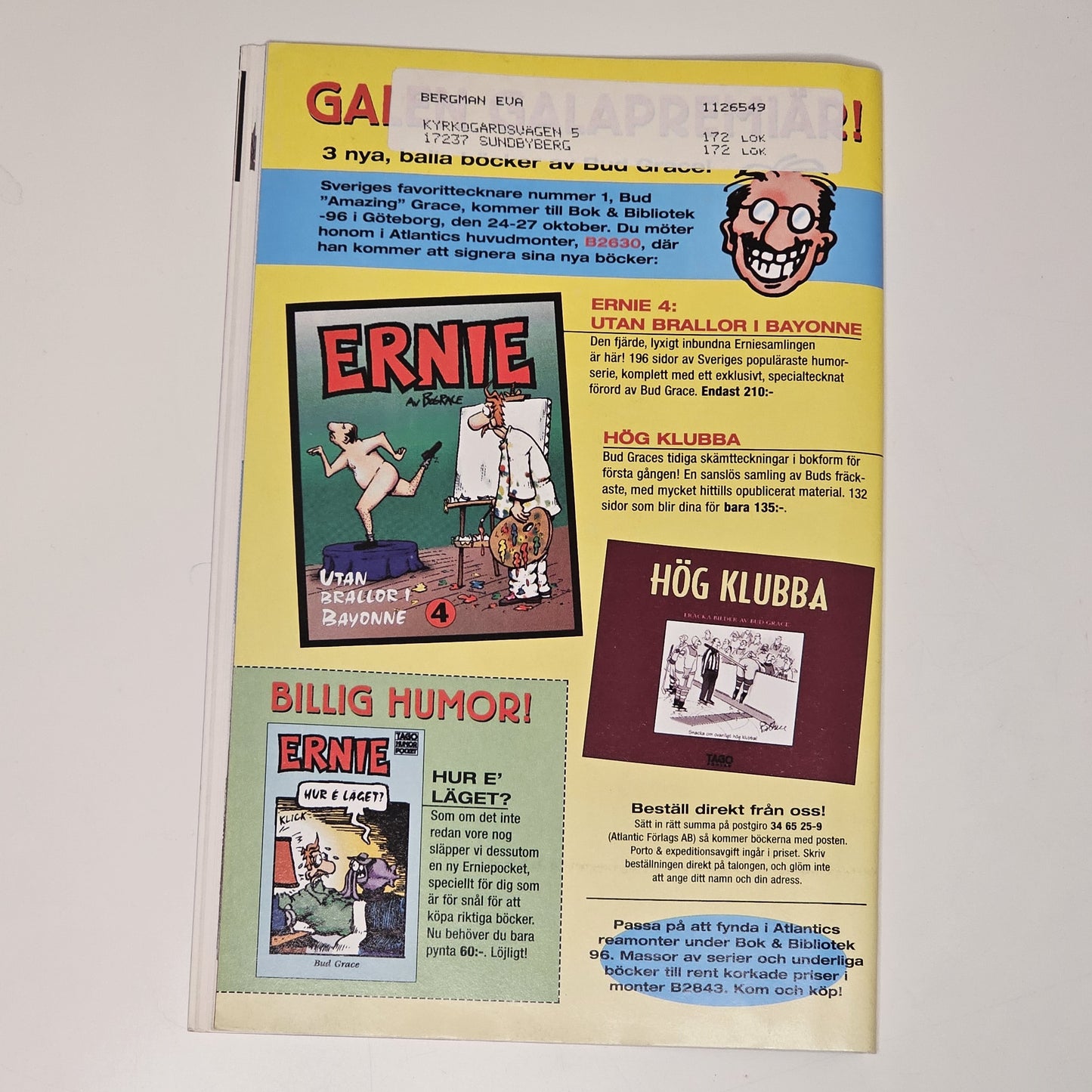 Larson! Nr 14 1996 #VG#