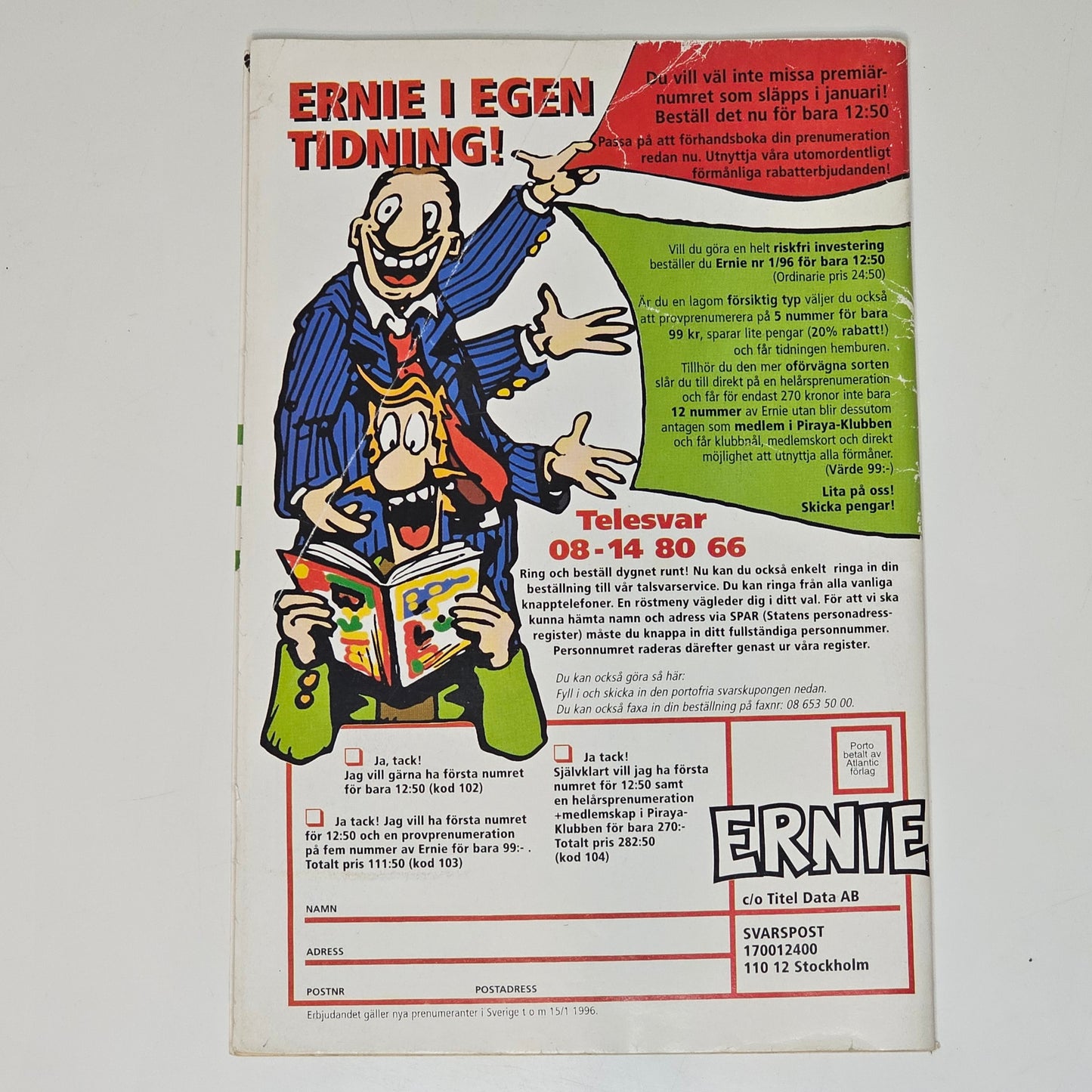 Larson! Nr 16 1995 #VG#