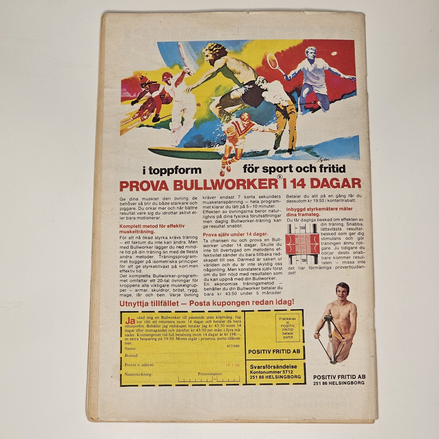 Lilla Fridolf Nr 1 1978 #VG# + Bilaga