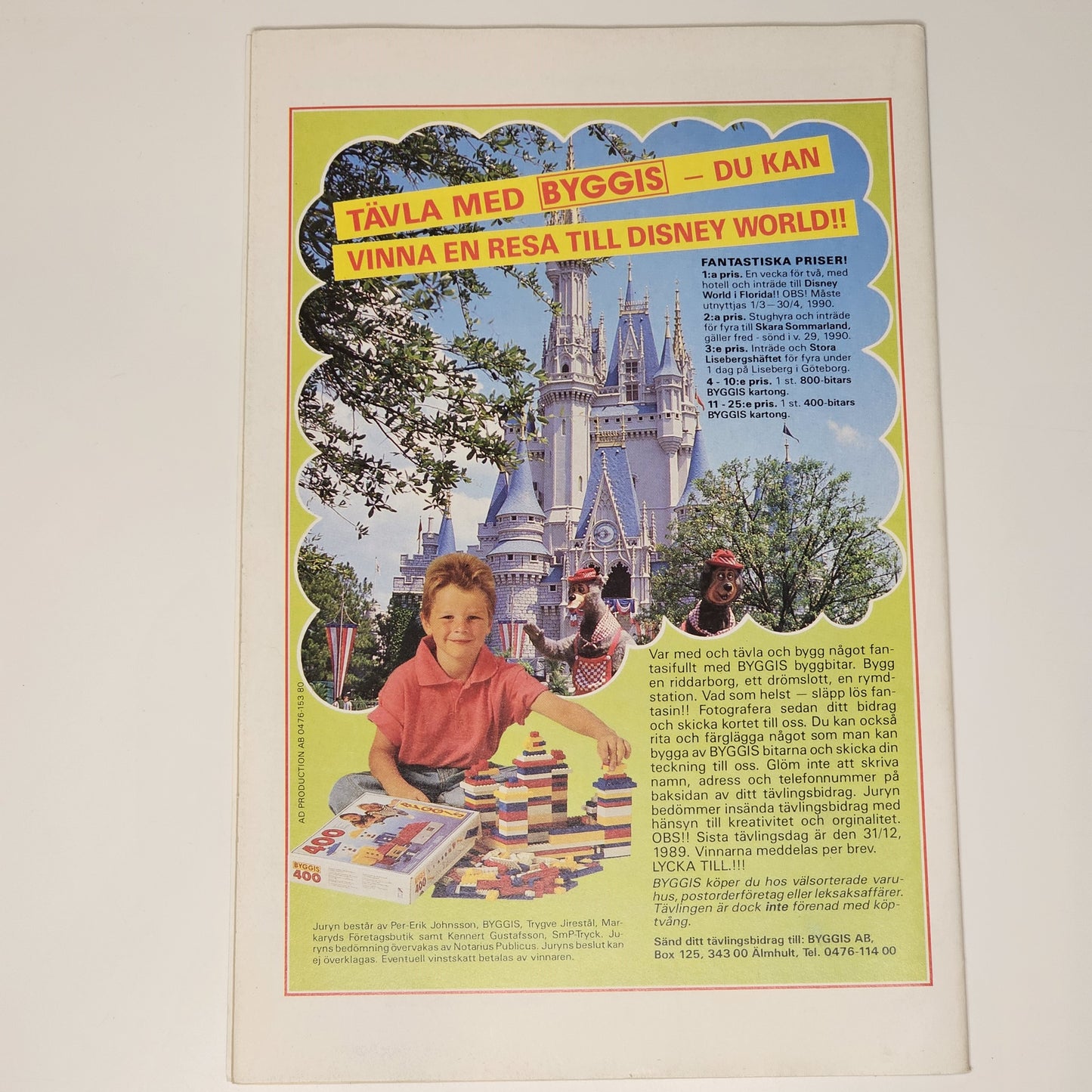 Lilla Fridolf Nr 19 1989 #VF#