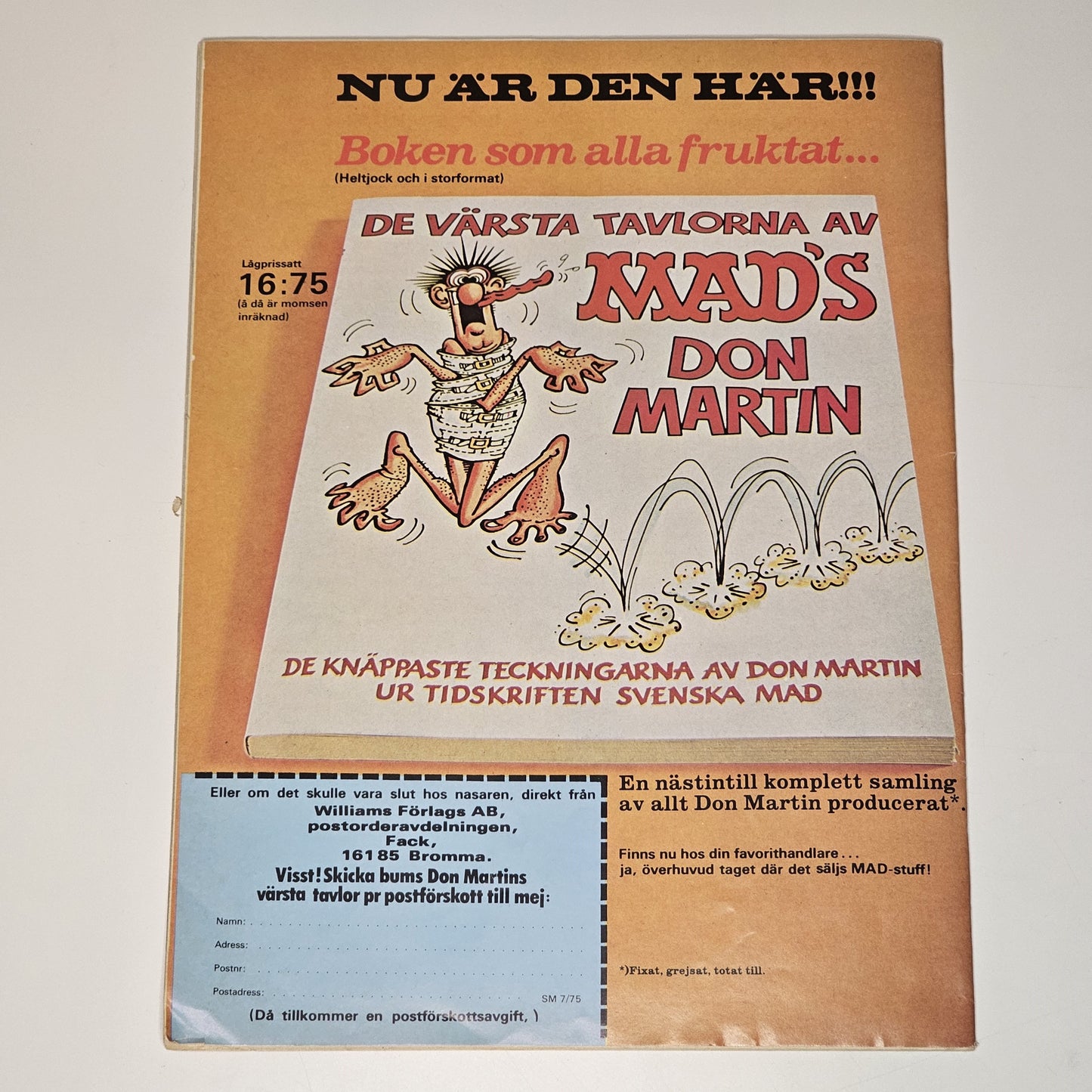 Mad Nr 7 1975 #FN#