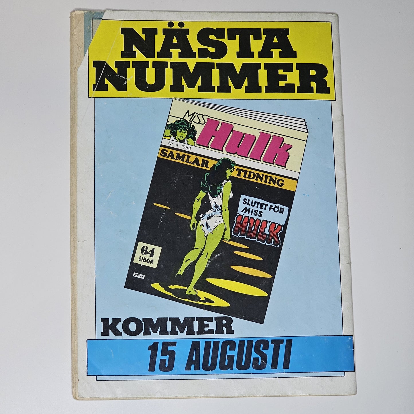 Miss Hulk Nr 3 1984 #VG#