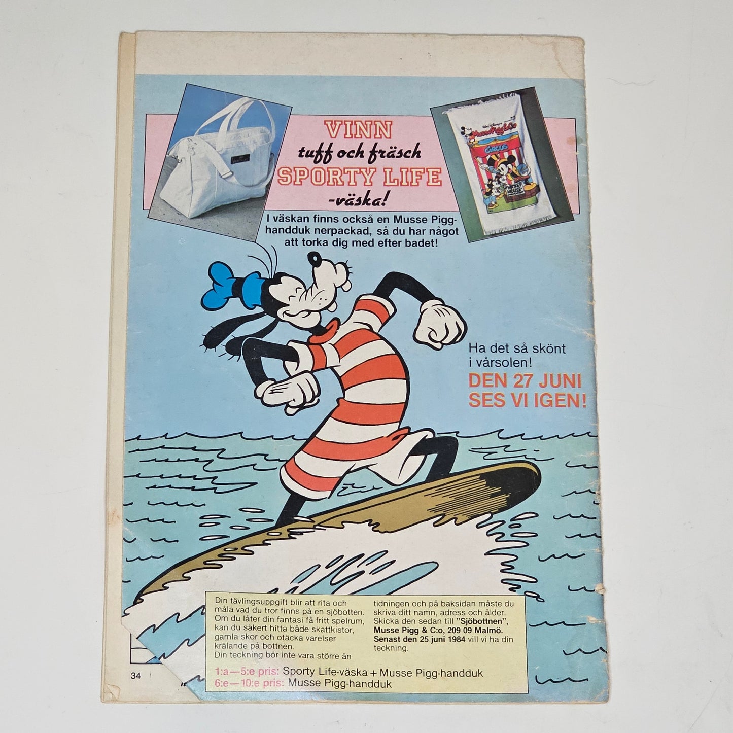 Musse Pigg & Co Nr 6 1984 #GD#