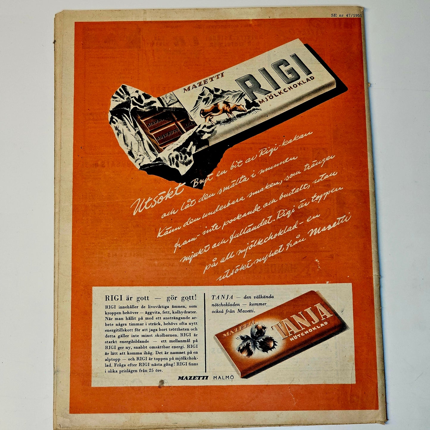 Tidningen SE Nr 47 1951 #VG#
