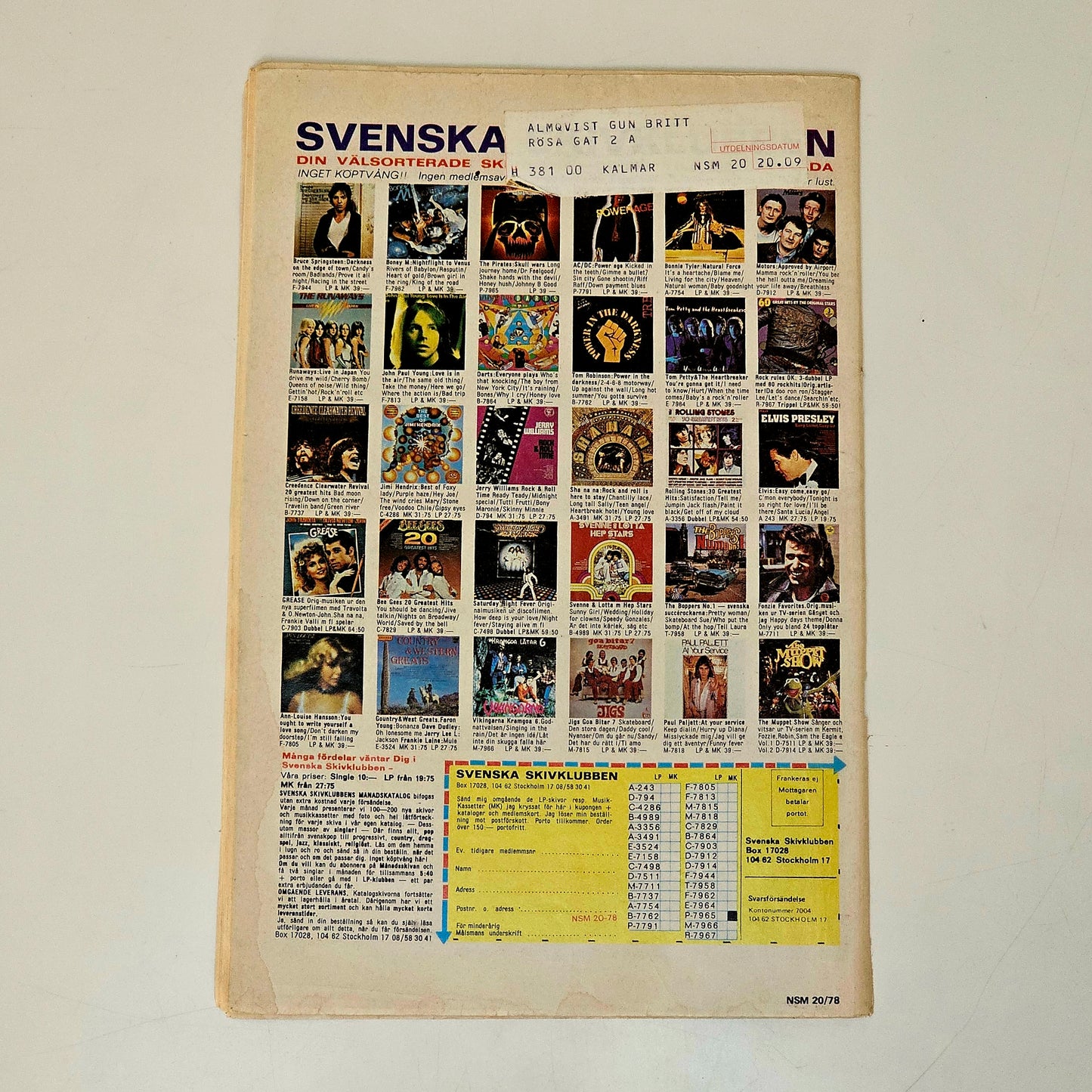 Seriemagasinet Nr 20 1978 #GD#