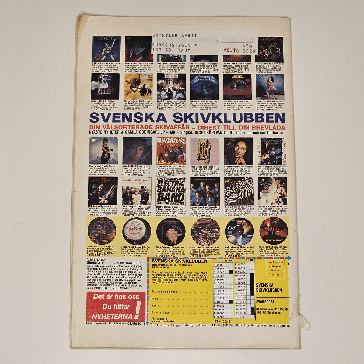 Seriemagasinet Nr 22 1984 #VG#