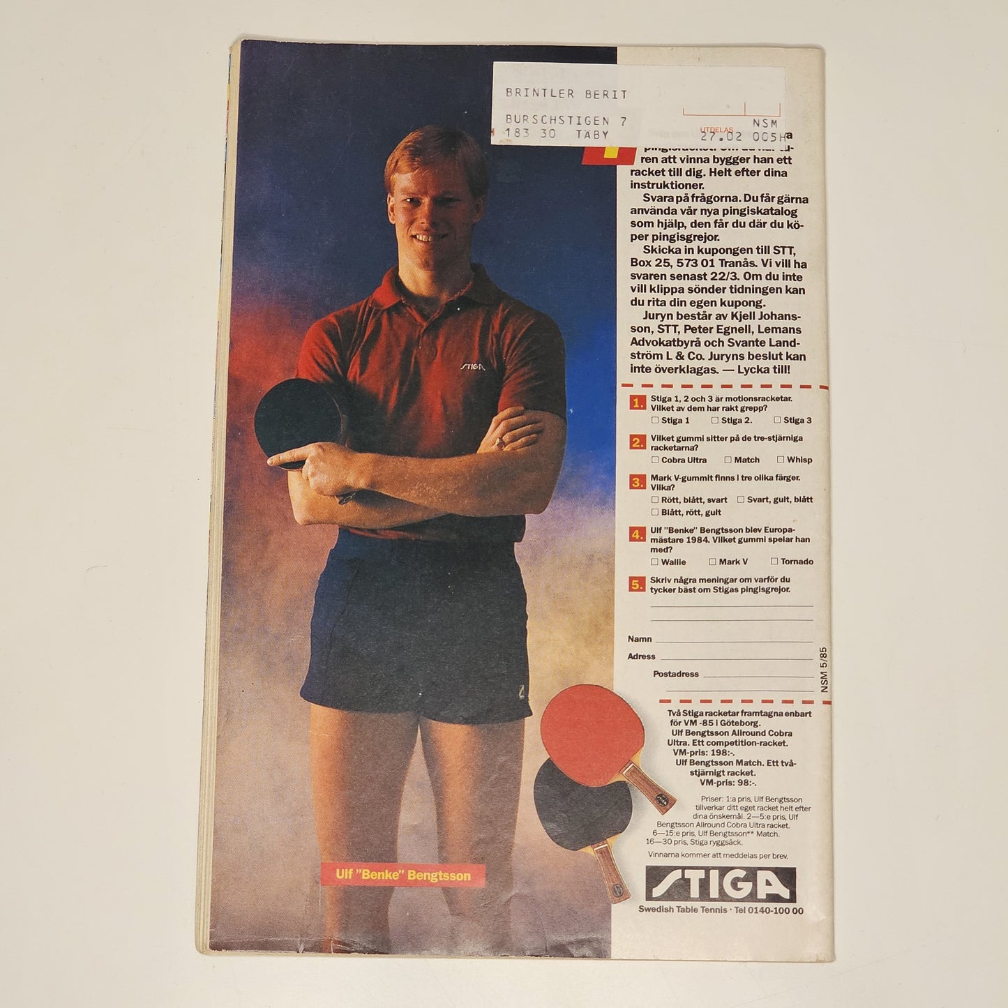 Seriemagasinet Nr 5 1985 #FN#