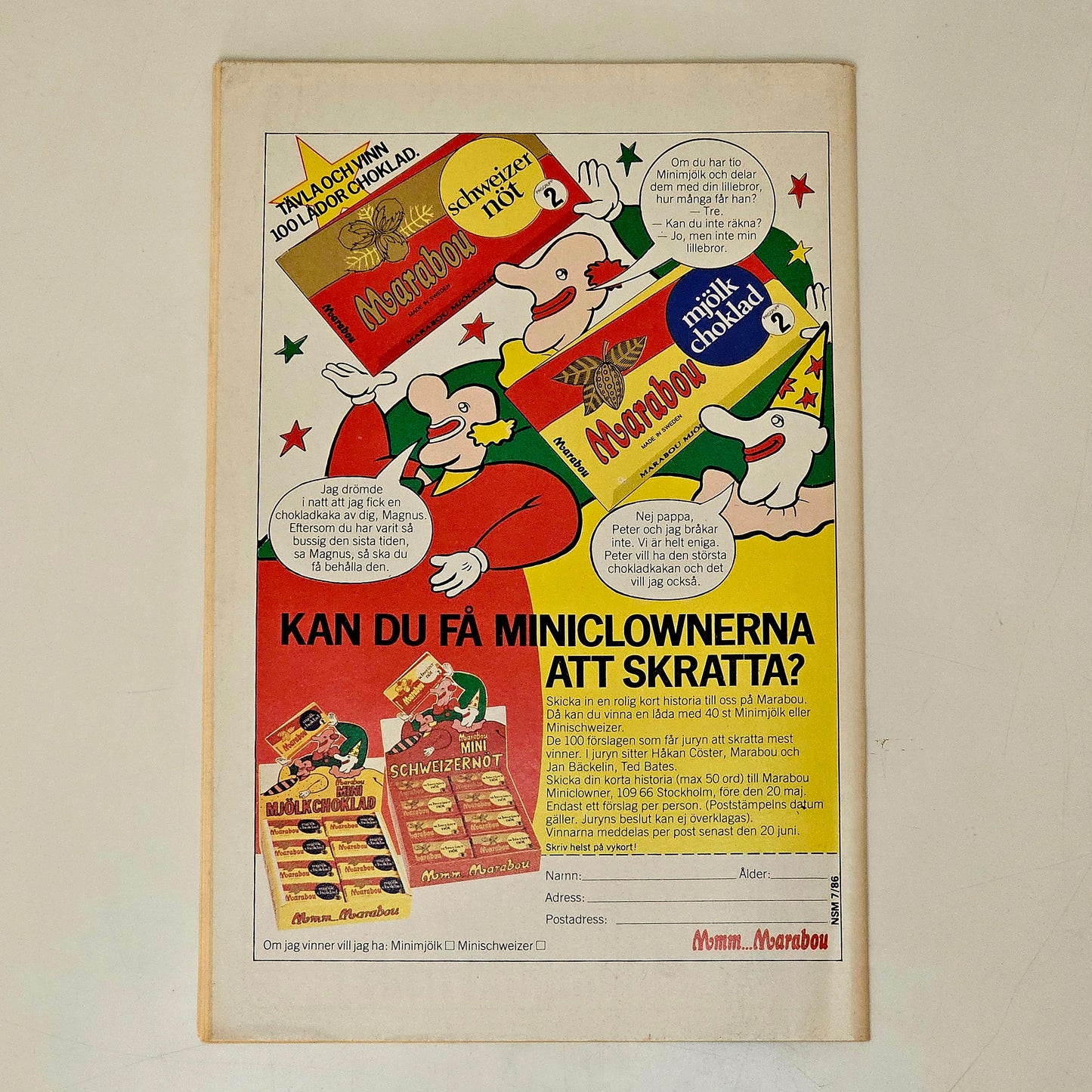 Seriemagasinet Nr 7 1986 #FN#