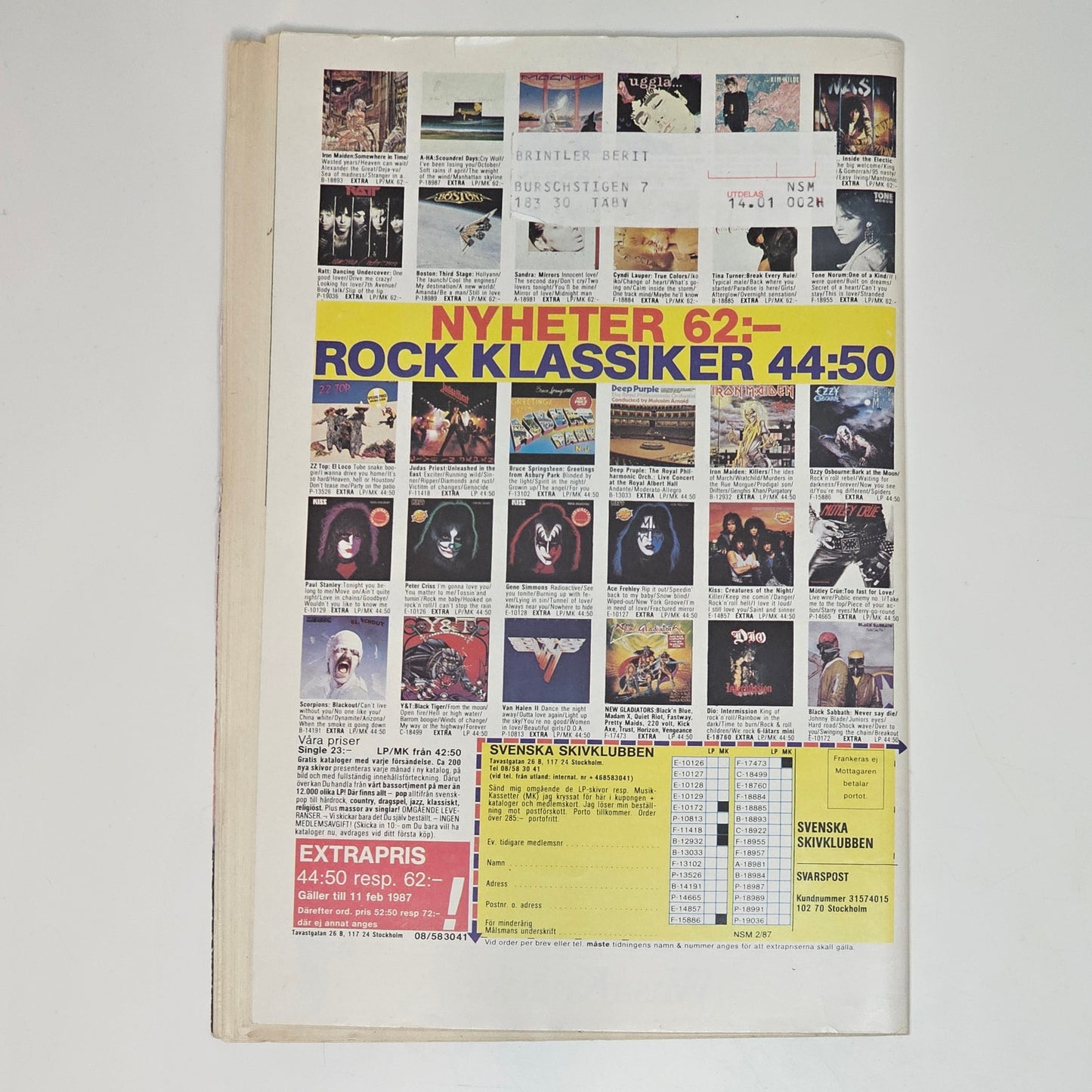 Seriemagasinet Nr 2 1987 #GD#