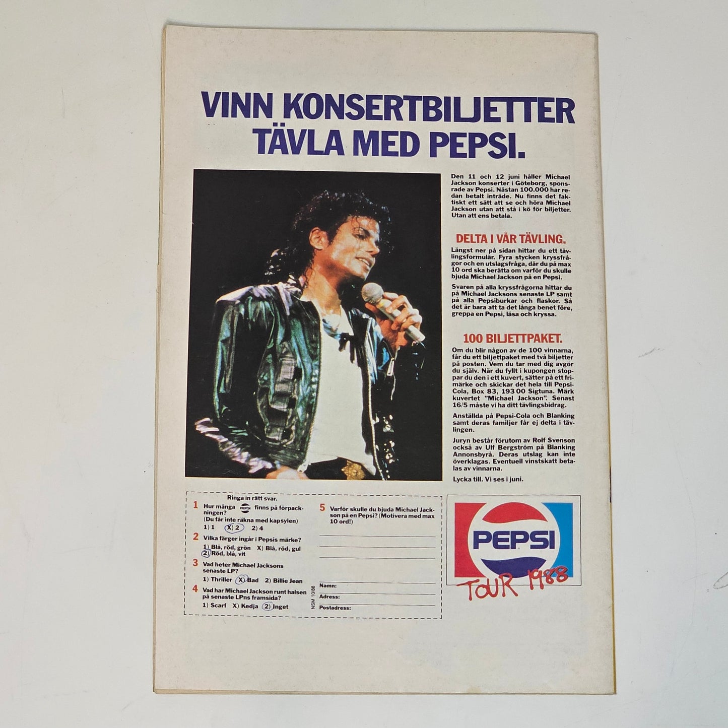 Seriemagasinet Nr 10 1988 #FN#