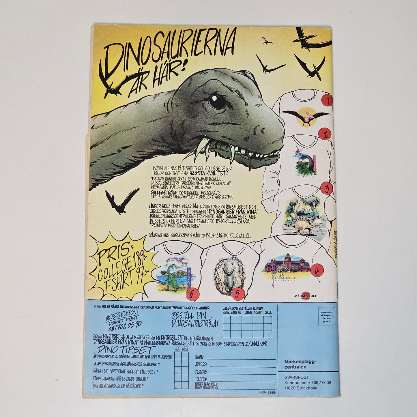 Seriemagasinet Nr 22 1989 #FN#