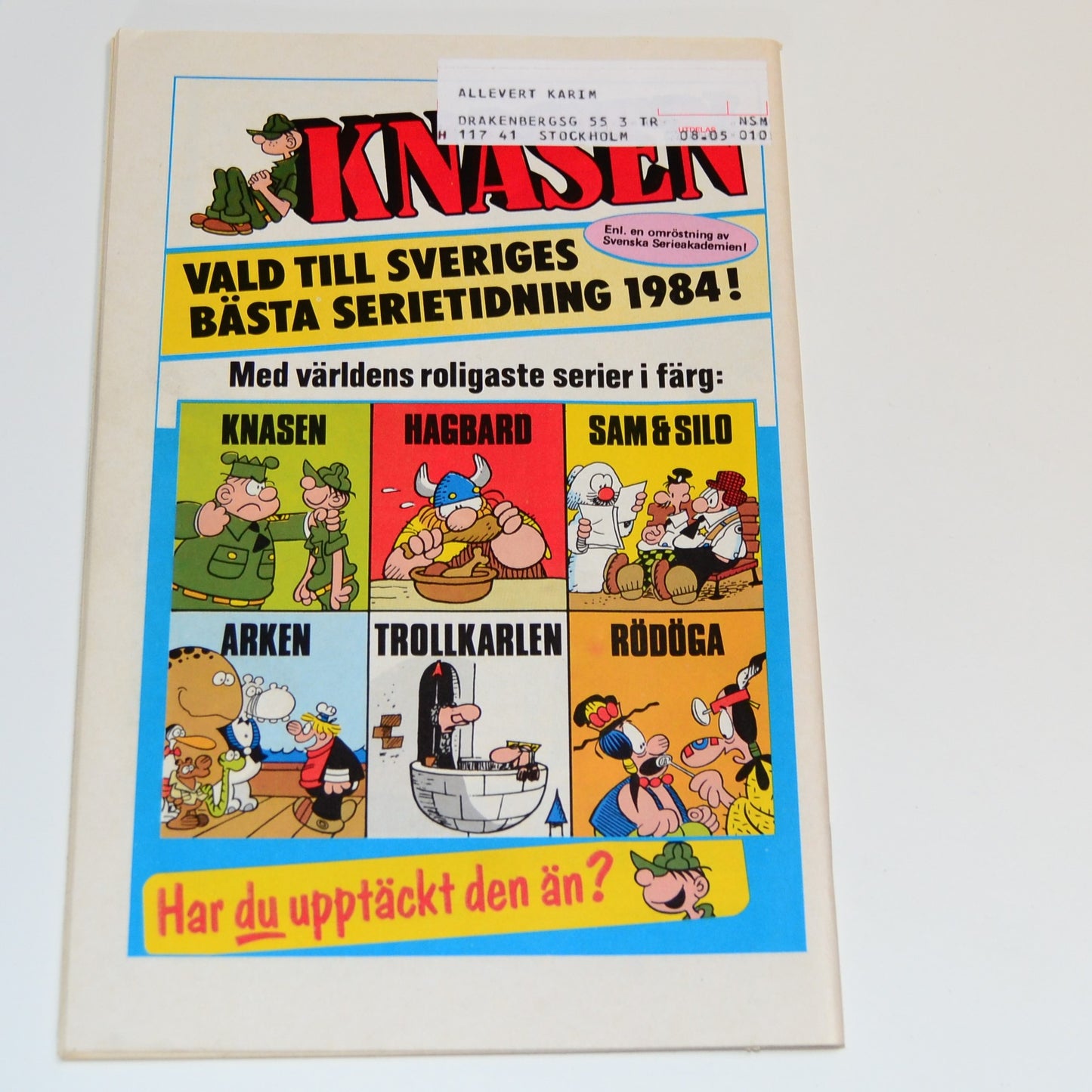 Seriemagasinet Nr 10 1985 #VG#