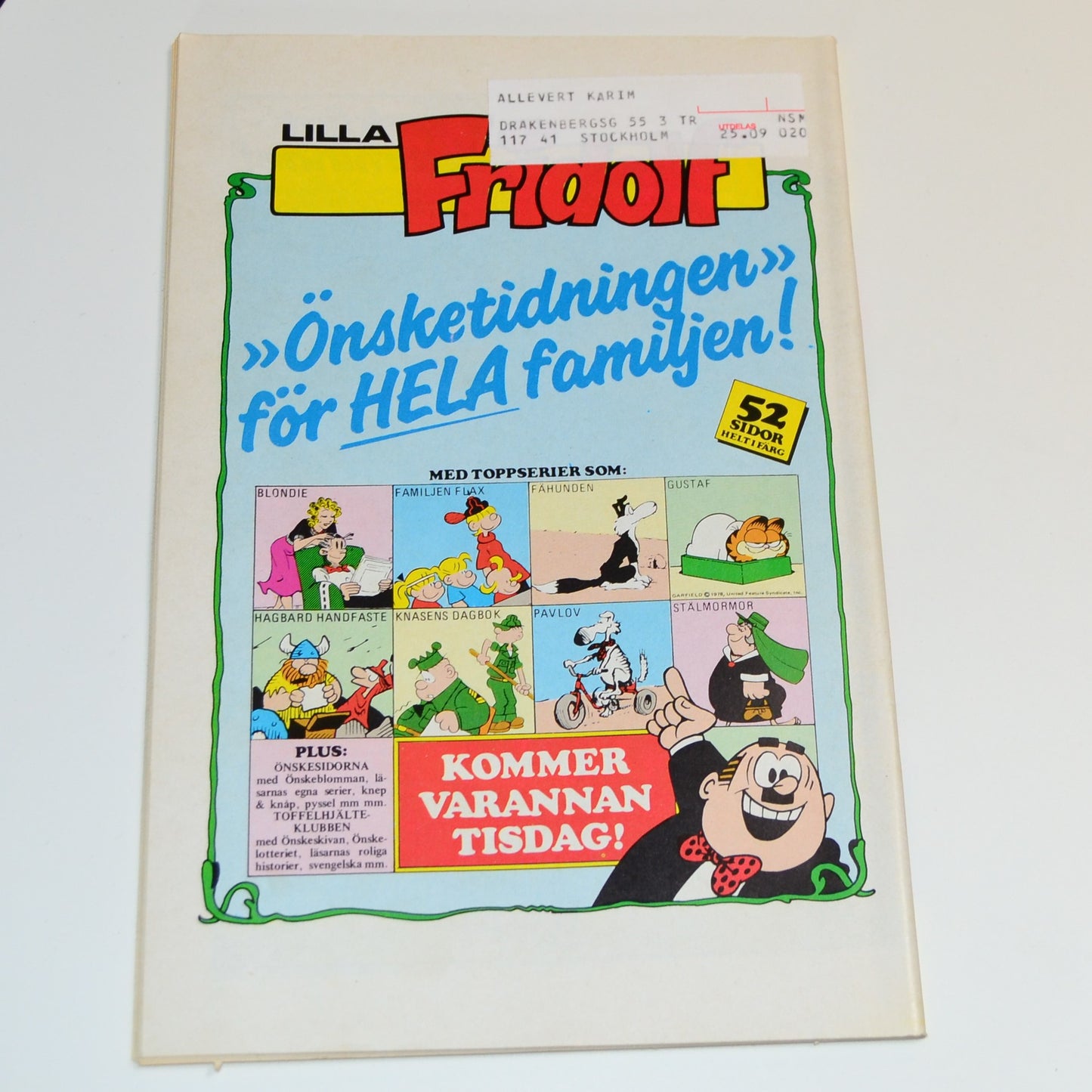 Seriemagasinet Nr 20 1985 #VG#