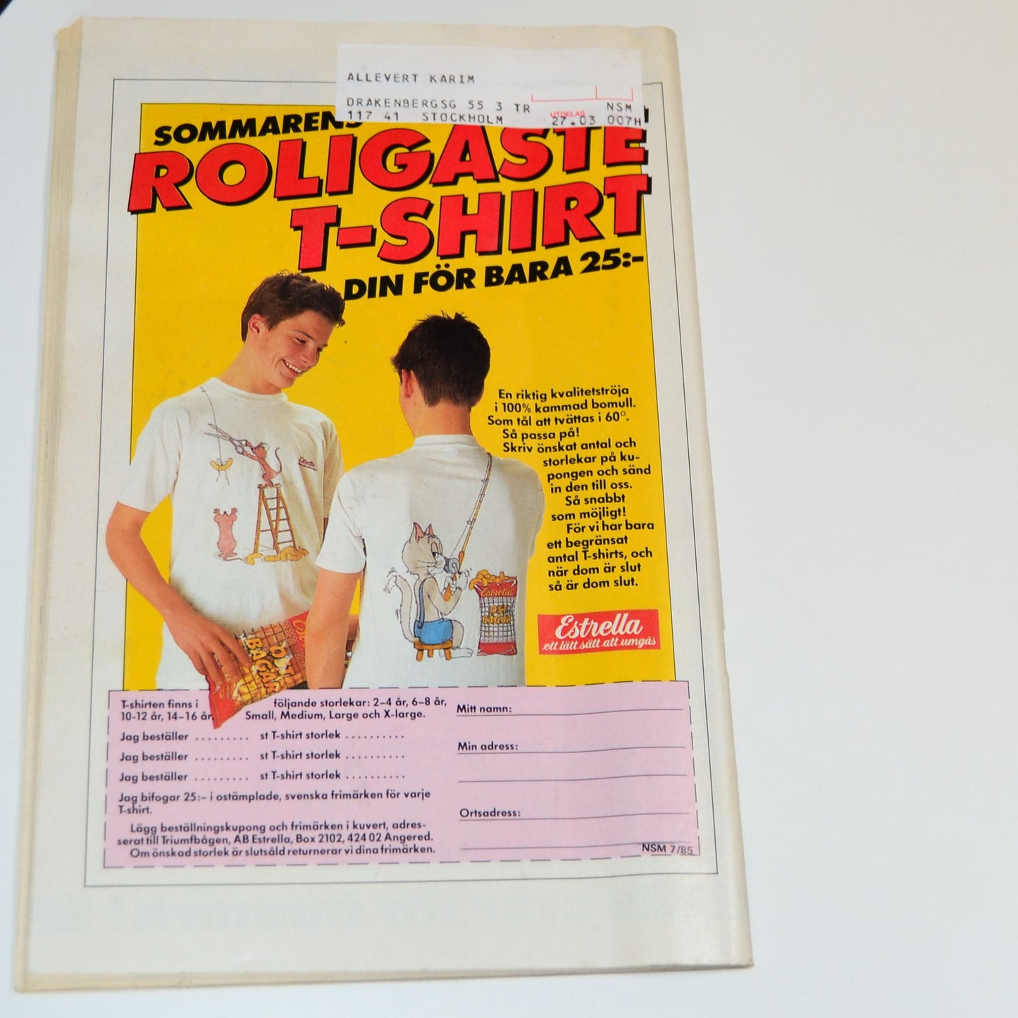 Seriemagasinet Nr 7 1985 #GD#