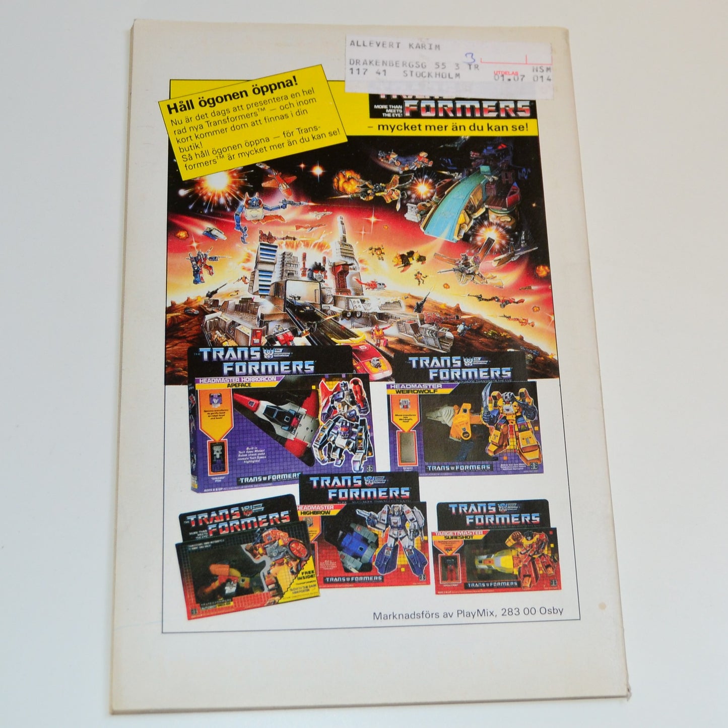 Seriemagasinet Special Nr 14 1987 #FN#