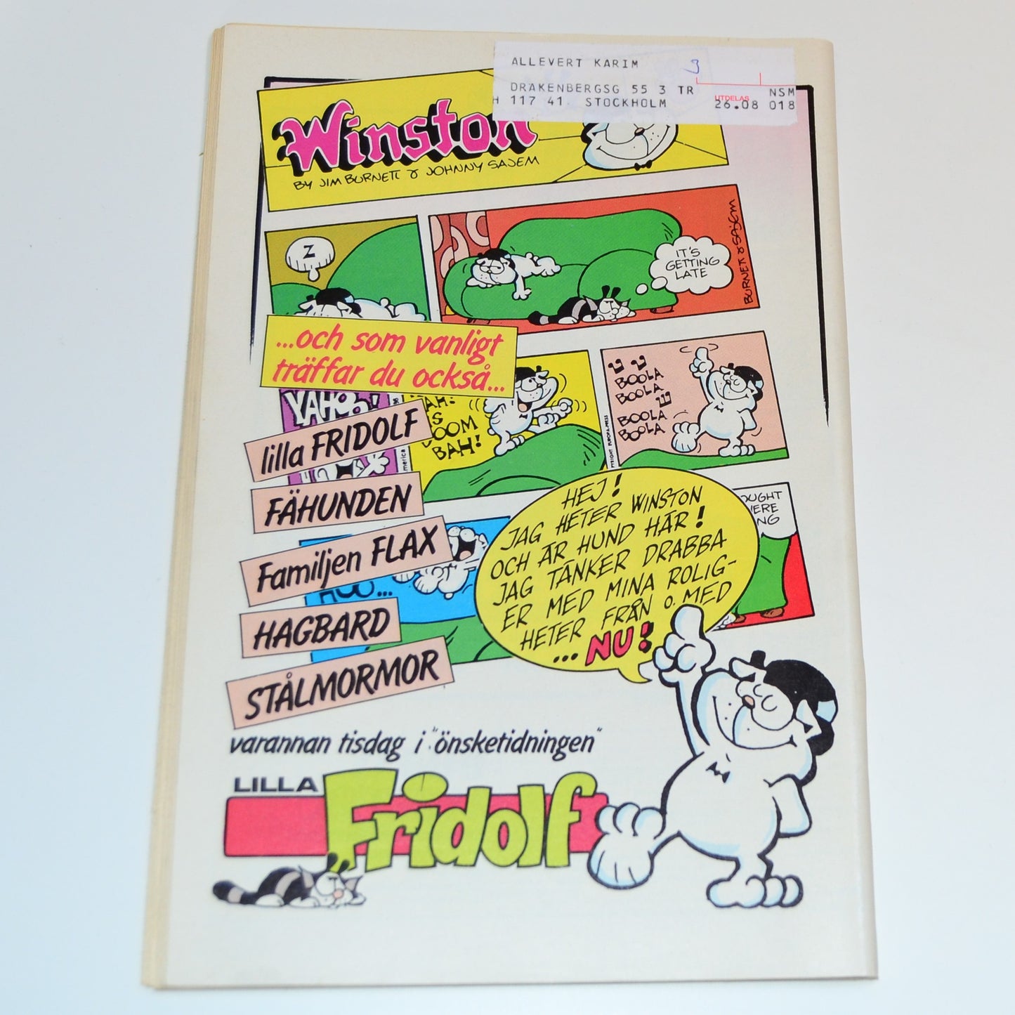 Seriemagasinet Nr 18 1987 #FN#