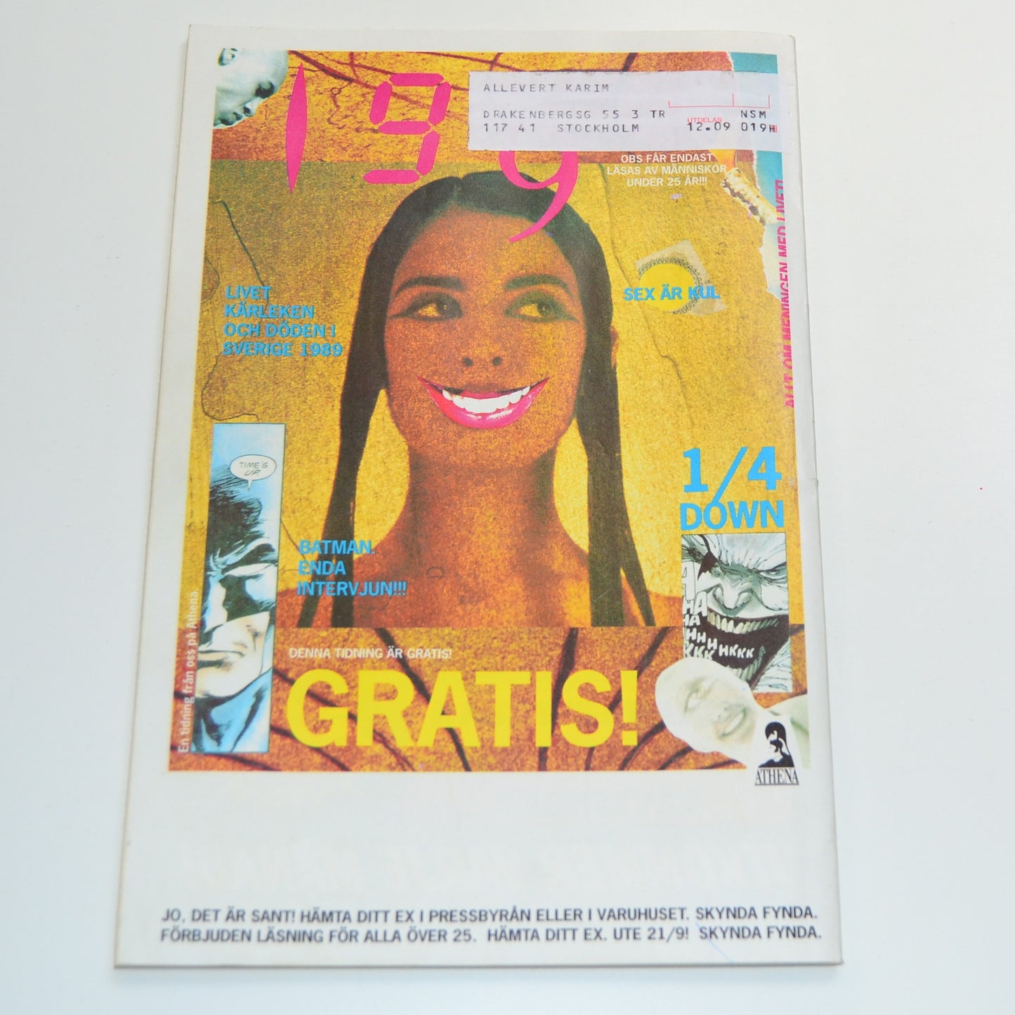 Seriemagasinet Special Nr 19 1989 #FN#