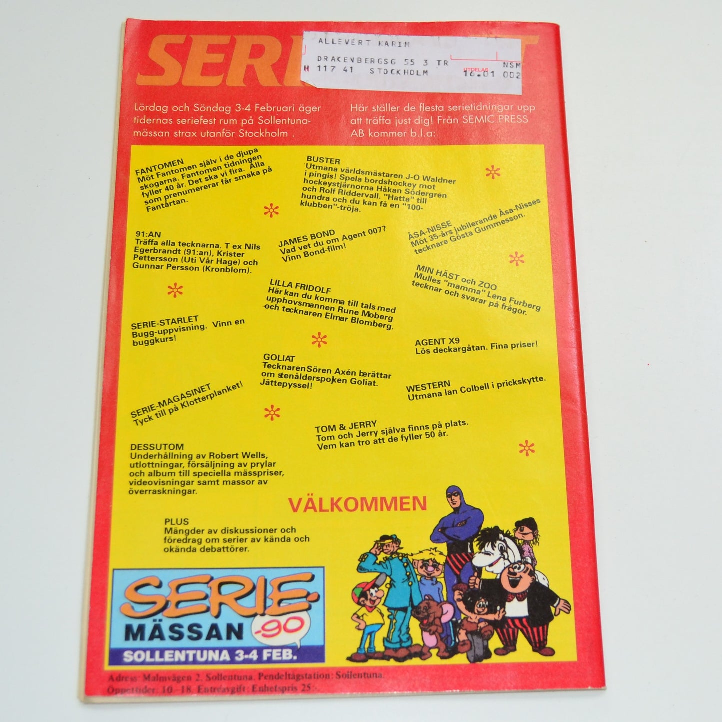 Seriemagasinet Nr 2 1990 #VF#