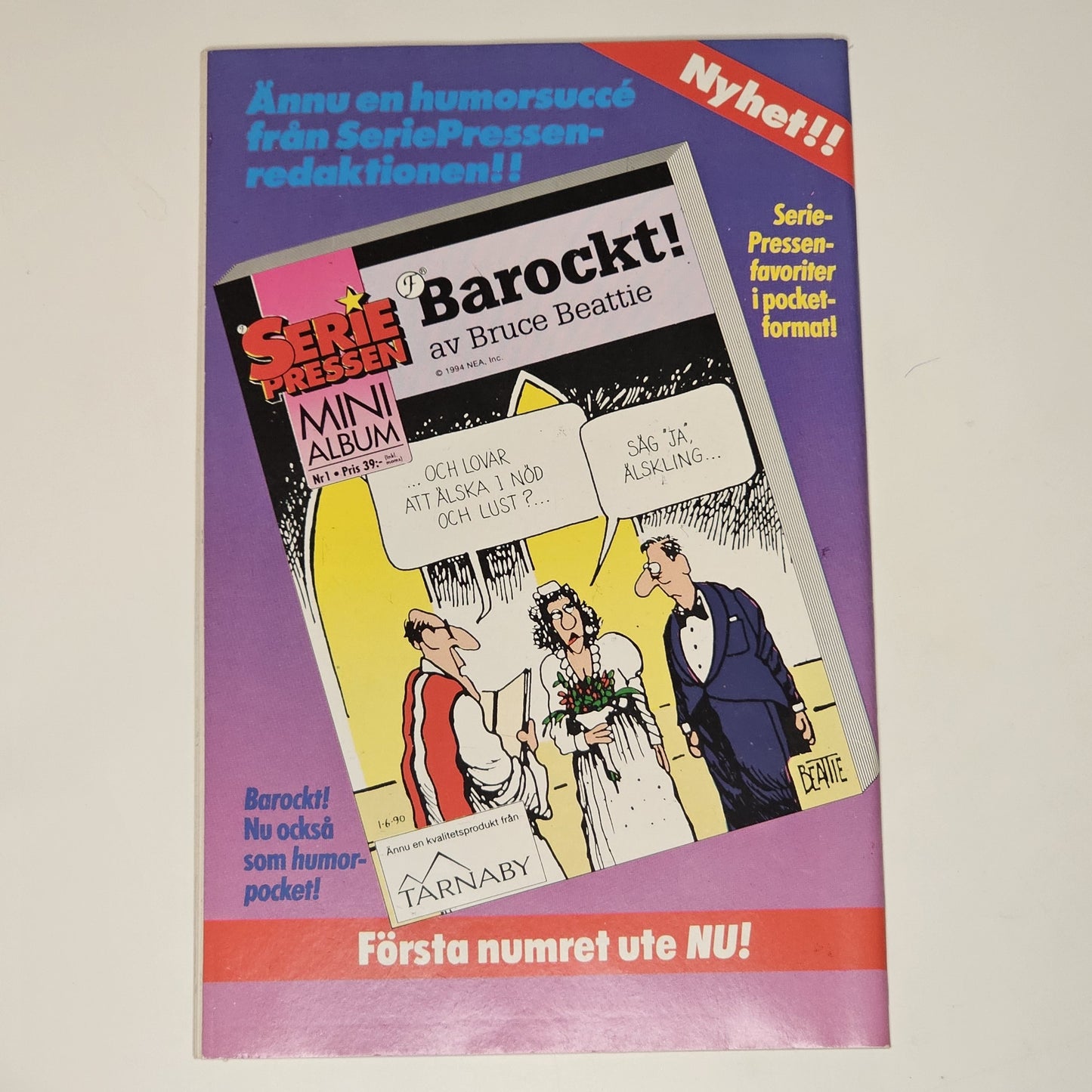 Seriepressen Nr 1 1994 #VF# + Bilaga
