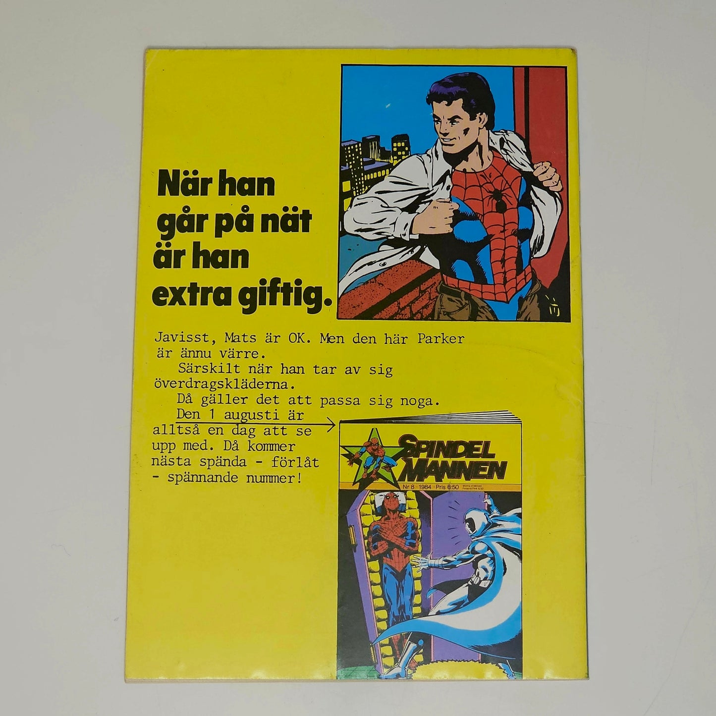 Spindelmannen Nr 7 1984 #FN#