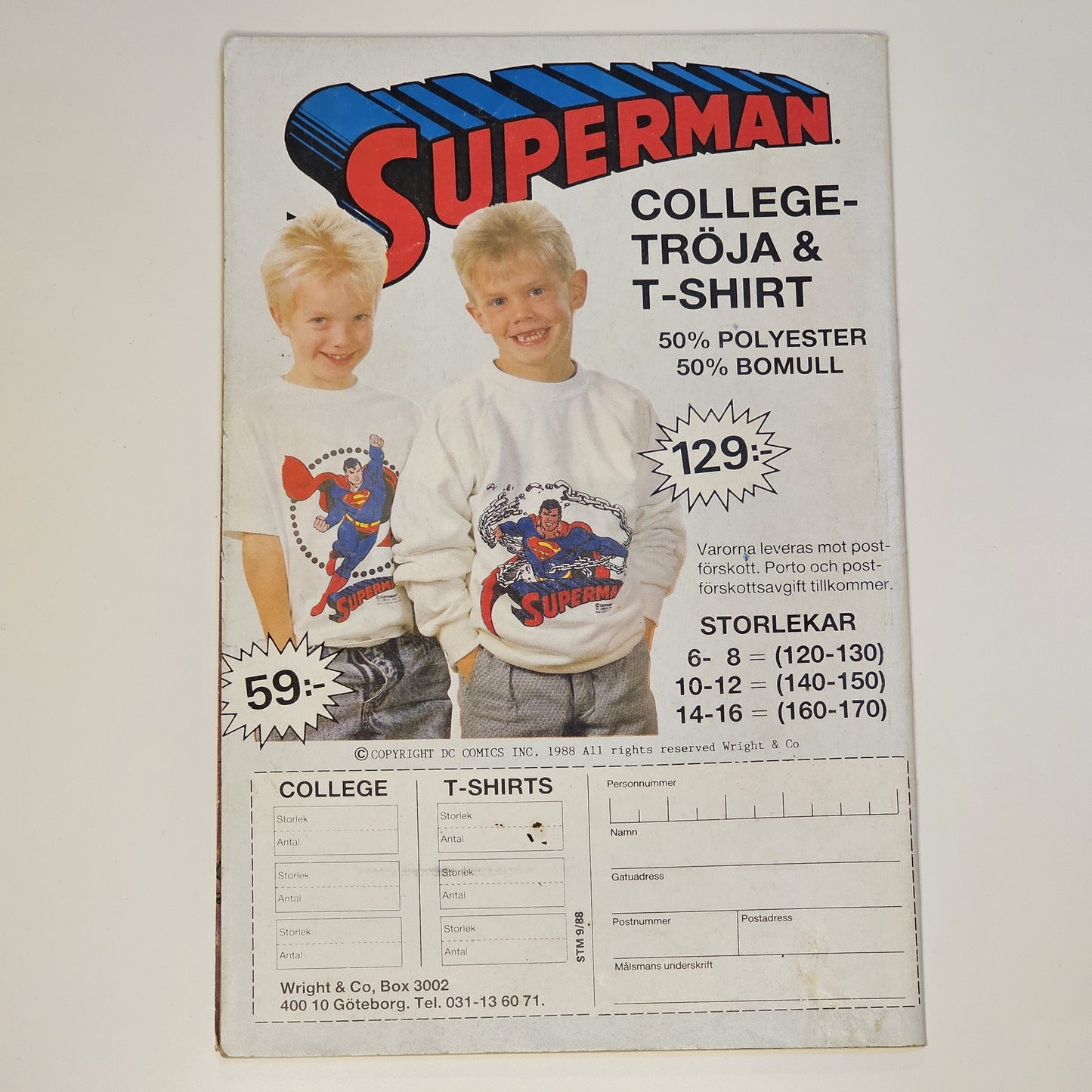 Stålmannen Nr 9 1988 #FN#