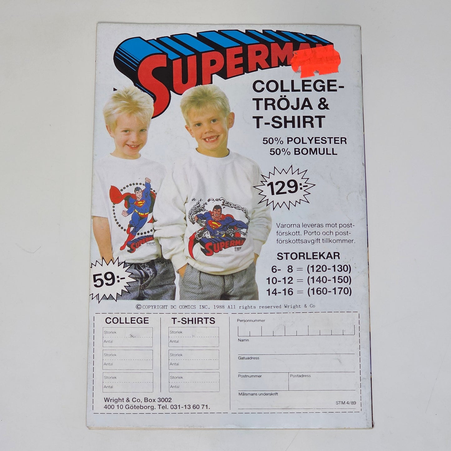 Stålmannen Nr 4 1989 #FN#