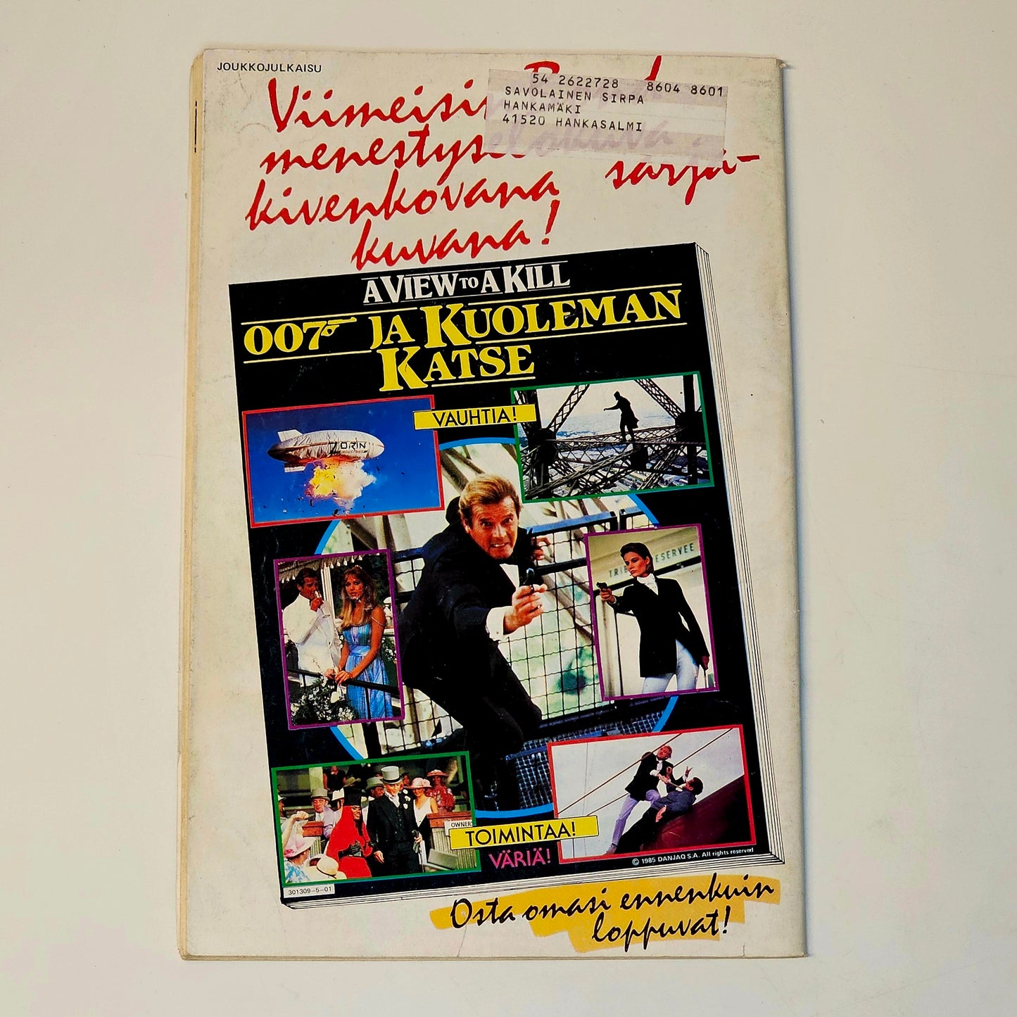 Star Wars Nr 1 1986 #VG# (Finsk)