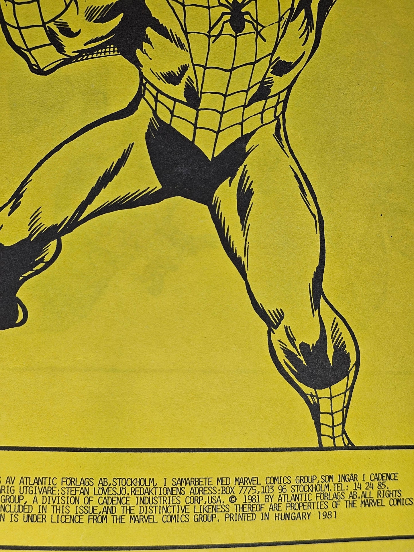Spindelmannen - Superseriealbum Nr 5 1981 #FR#