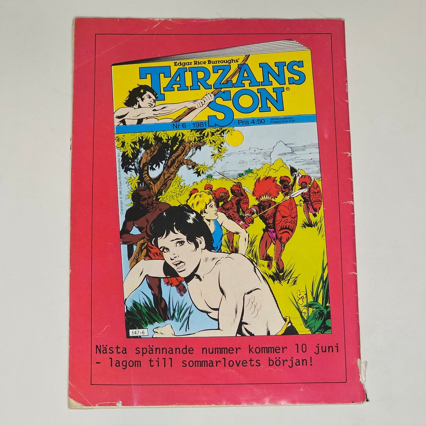 Tarzans Son Nr 5 1981 #VG#