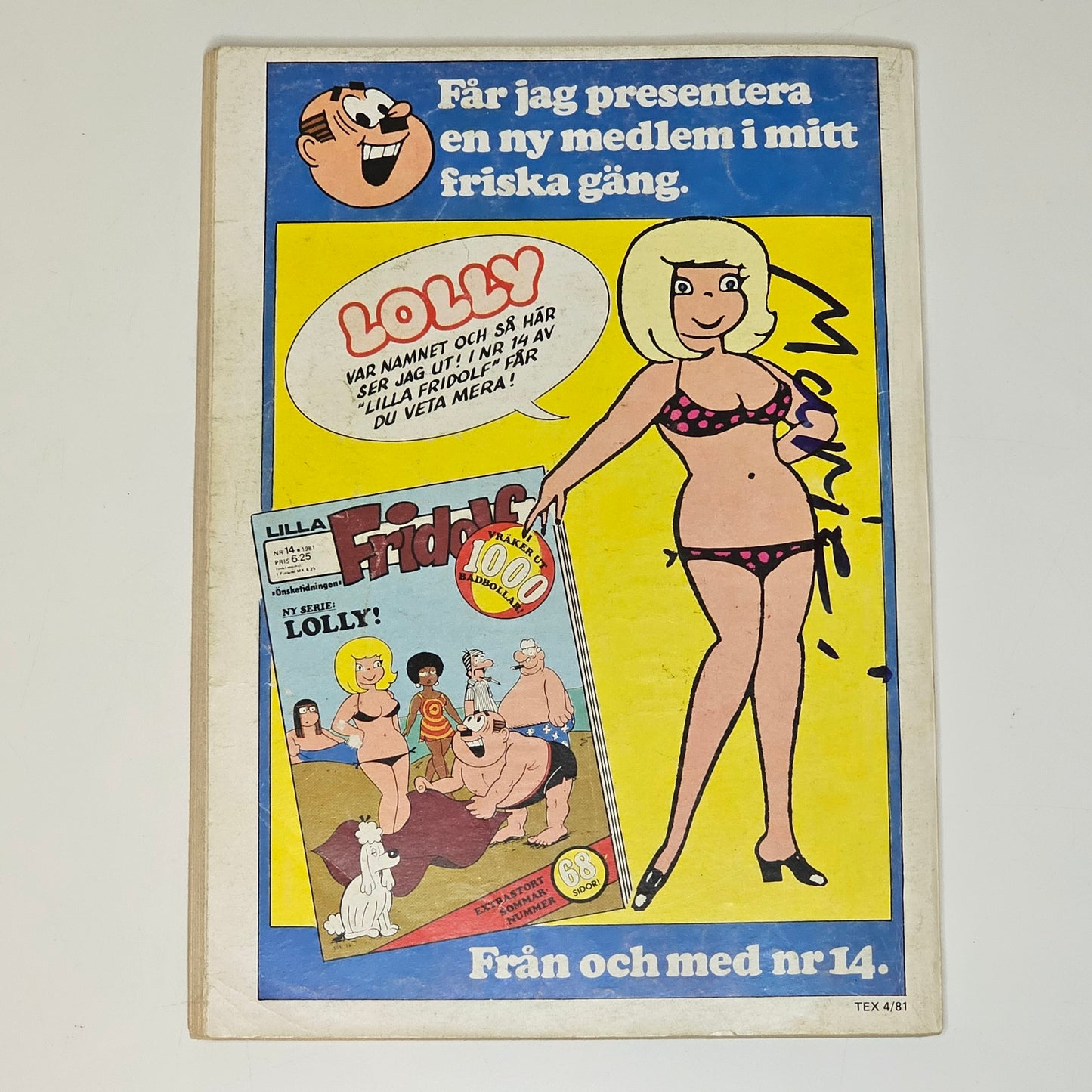 Tex Willer Nr 4 1981 #VG#