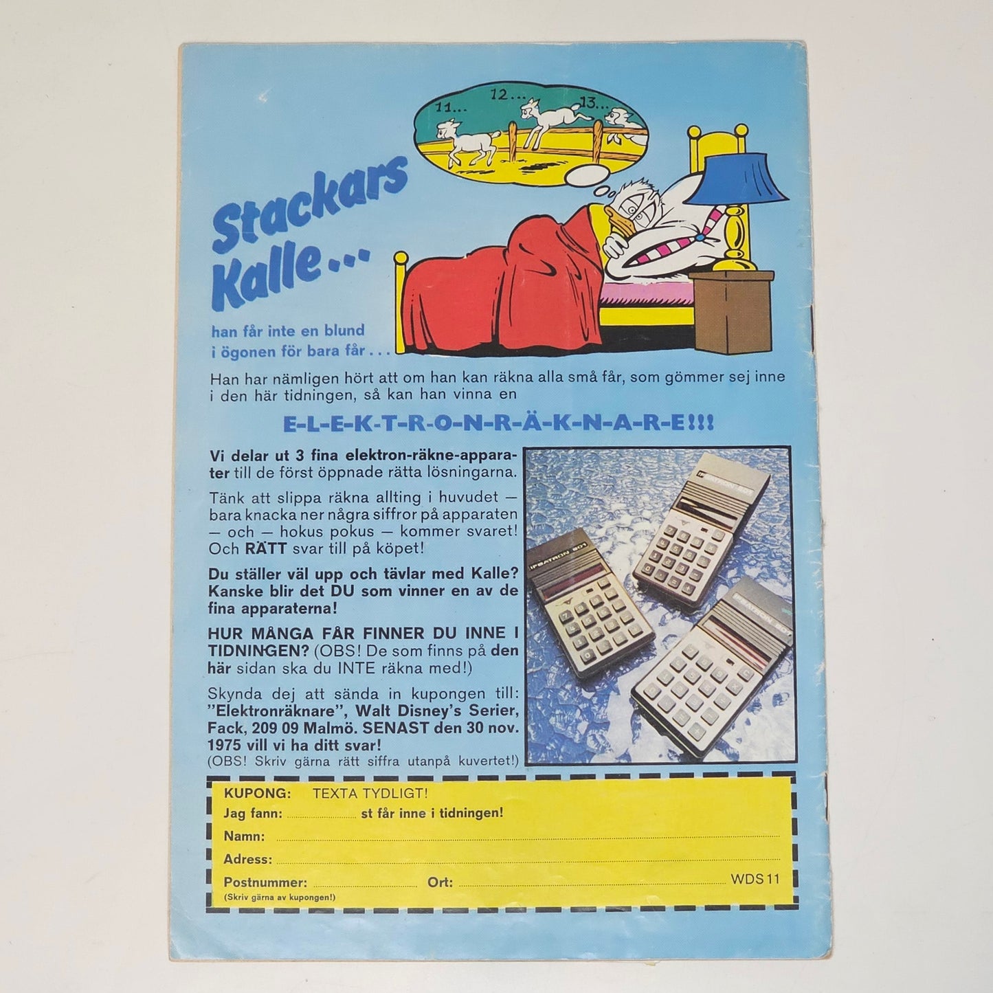 Walt Disney´s Serier Nr 11 1975 #VG#