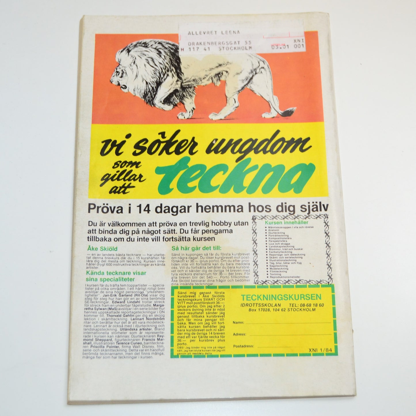 Agent X9 Nr 1 1984 #FN#