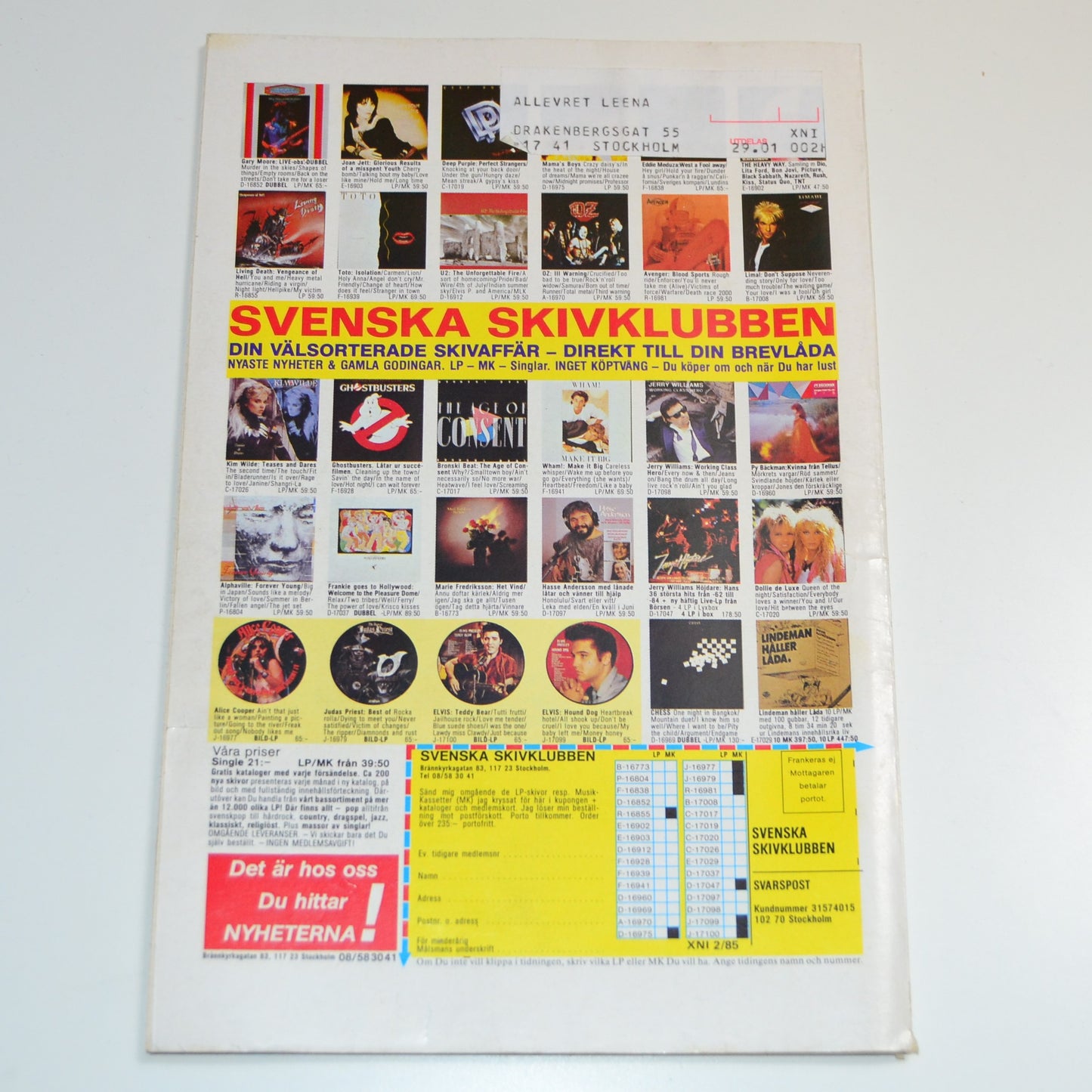 Agent X9 Nr 2 1985 #FN#