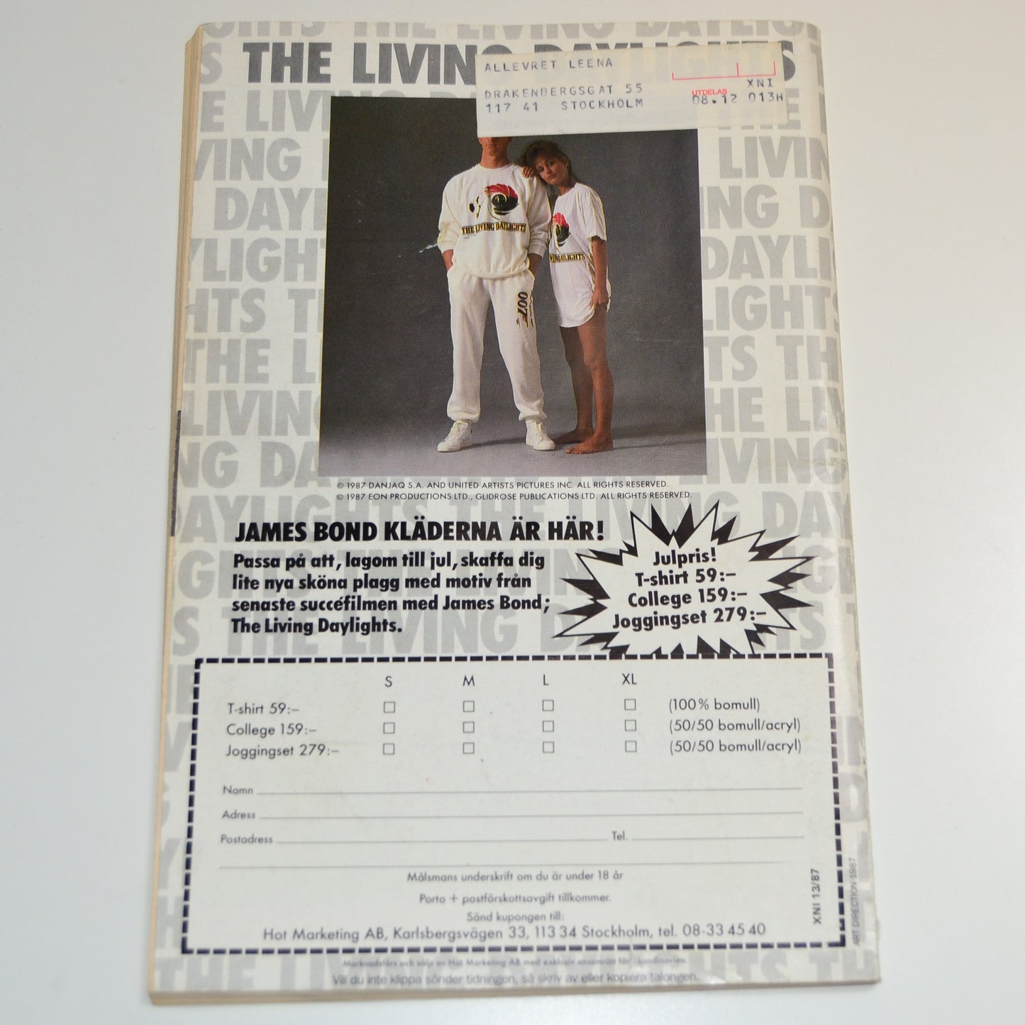 Agent X9 Nr 13 1987 #VG#