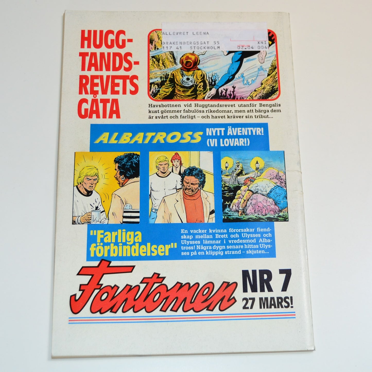 Agent X9 Nr 4 1991 #FN#