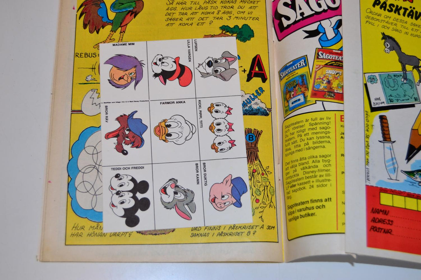 Kalle Anka & Co Nr 12 1978 #FN# + Disney