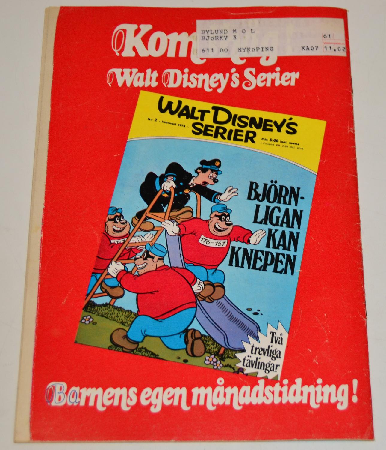 Kalle Anka & Co Nr 7 1975 #VG#