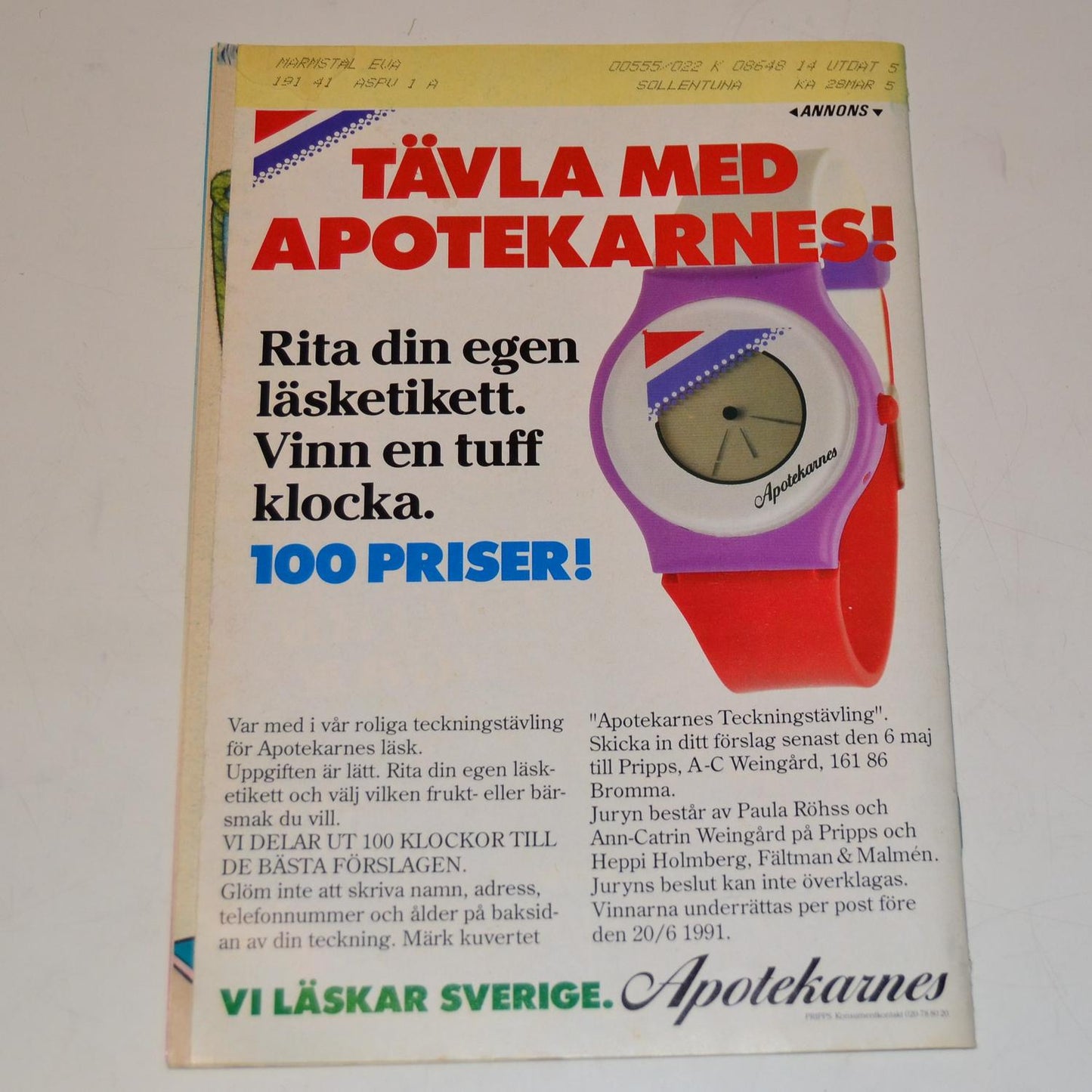 Kalle Anka & Co Nr 14 1991 #VG#
