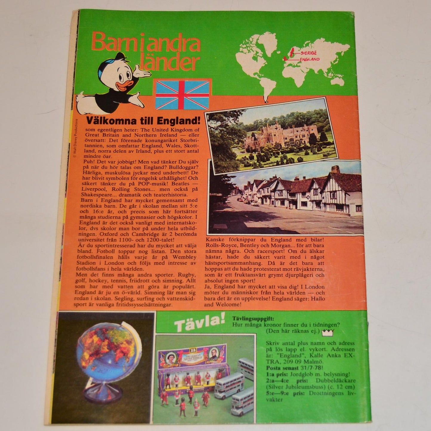 Kalle Anka Extra Nr 7 1978 #FN#