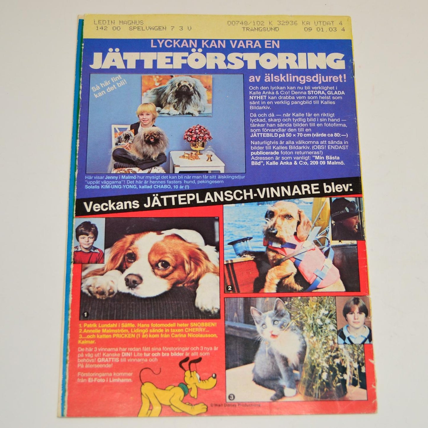 Kalle Anka & Co Nr 9 1982 #FN#