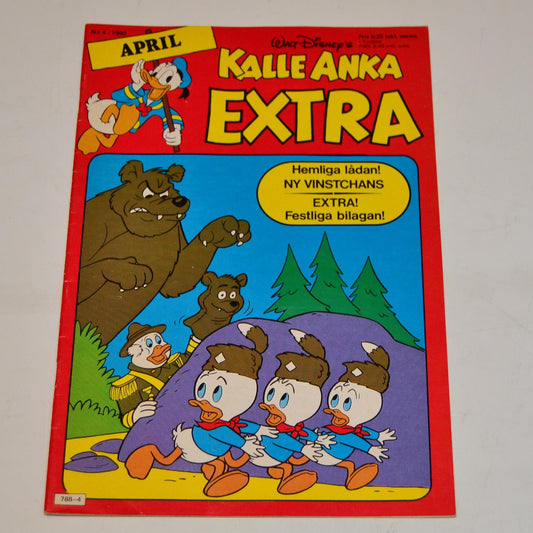 Kalle Anka Extra Nr 4 1980 #FN# + Bilaga