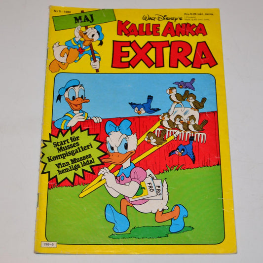 Kalle Anka Extra Nr 5 1980 #VG#
