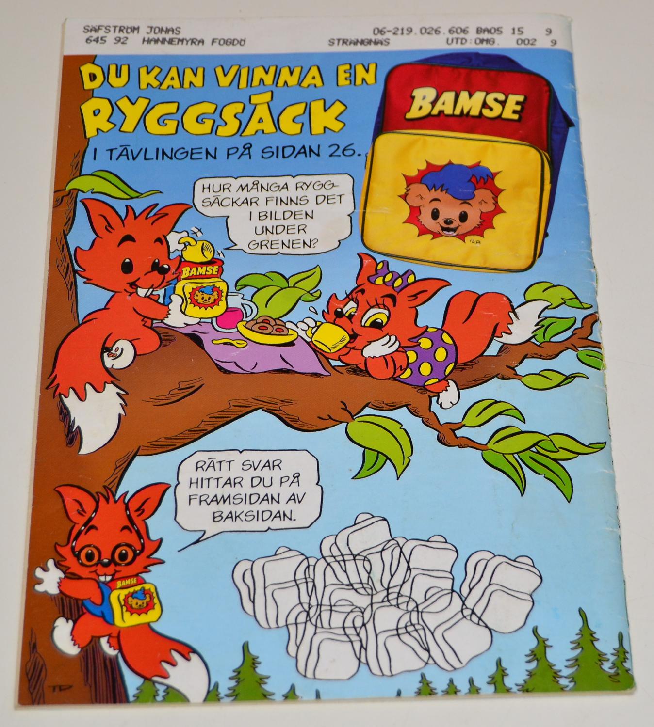 Bamse Nr 5 1999 #FN#