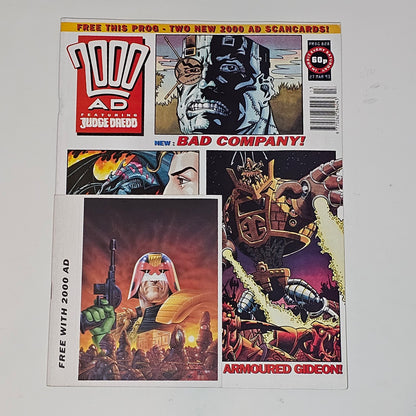 2000 AD Nr 828 1993 #FN# + Vykort (Brittisk)